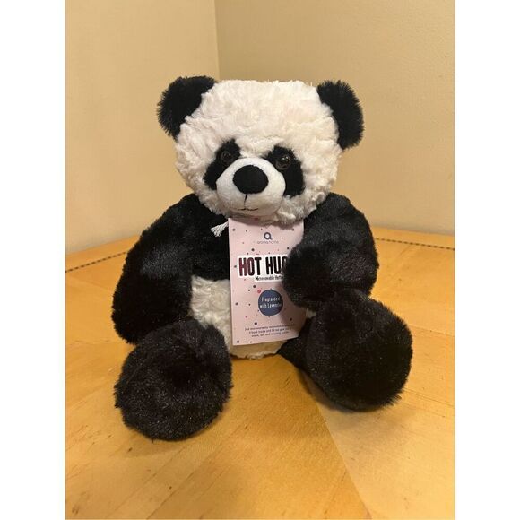 NWT! Hot Hugs Panda Plush Microwavable and Lavender Scented Tummy - Picture 1 of 5